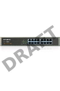 Сетевой коммутатор TP-Link SMB TL-SF1016DS Коммутатор неуправляемый 16 ports 10/100 Мбит/с