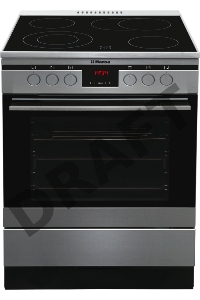 Плита электрическая Hansa FCCX68225 нержавеющая сталь