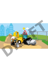 Конструктор Lego Duplo Бульдозер (элем.:10) пластик (2+) (10930)