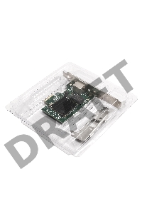 Сетевой адаптер ExeGate EXE-BCM5721 (PCI-E x1, порт 1xRJ45, 10/100/1000Mbps, Gigabit Chipset Broadcom BCM5721)