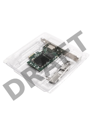 Сетевой адаптер ExeGate EXE-BCM5721 (PCI-E x1, порт 1xRJ45, 10/100/1000Mbps, Gigabit Chipset Broadcom BCM5721)