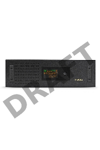 ИБП ExeGate ServerRM UNL-3000.LCD.AVR.2SH.3C13.USB.3U <3000VA/1800W, Color LCD, AVR, 2*Schuko+3*C13, USB, 3U, установка в стойку, Black>