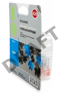 Картридж струйный Cactus CS-CLI426C голубой для Canon MG5140 5240 6140 8140 MX884 (8,2ml)