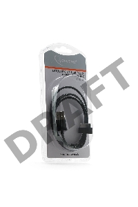 Кабель Gembird/Cablexpert CC-USB-AP1MB  AM/Apple для iPad/iPhone/iPod, 1м черный, пакет 