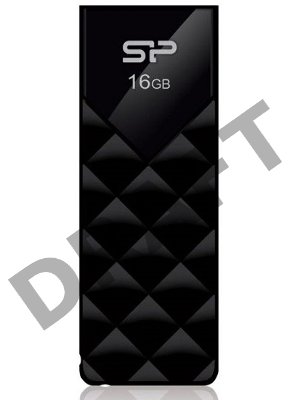 Флеш Диск Silicon Power 16Gb Ultima U03 SP016GBUF2U03V1K USB2.0 черный