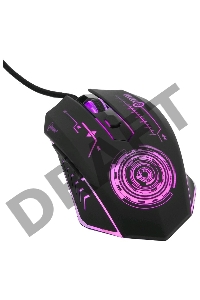 Мышь Gembird MG-510 USB {Мышь игровая, 5кнопок+колесо-кнопка, 3200DPI, 1000 Гц, подсветка, программное обеспечение для создания макросов}