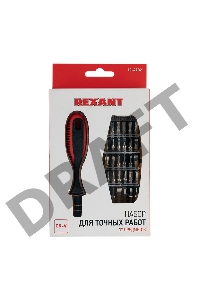 Набор отверток для точечных работ 37 предметов | 12-4702 | REXANT