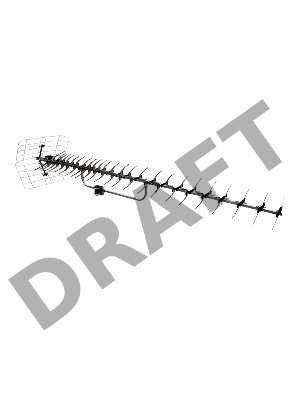 ТВ антенна наружная «Активная» для цифрового ТВ DVB-T2, RX-415 REXANT