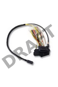 Кабель LSI CBL-SFF8643-SAS8482SB-06M  (LSI00412) длина 60см,наконечники: SFF8643(контроллер)-SFF8482(диск)+SB