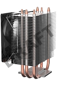 Кулер Deepcool GAMMAXX 300 FURY Soc-AM4/1151/1200/1700 4-pin 18-21dB Al+Cu 130W 435gr LED Ret