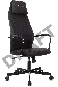 Кресло игровое Zombie ONE черный/карбон текстиль/эко.кожа с подголов. крестов. металл