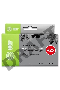Картридж струйный Cactus CS-PGI425BK черный для Canon Pixma iP4840; MG5140/5240/6140 (16ml)
