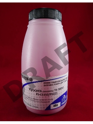 Тонер для Kyocera TK-580M, FS-C5150/P6021 Magenta (фл. 40г) 2,8K B&W Standart (Tomoegawa) фас. Россия