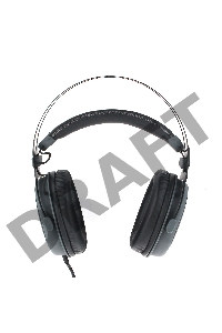 Гарнитура игровая Gembird MHS-G700U, черный, мембрана 53мм, металический корпус, съемный микрофон, регулировка громкости, отключение микрофона, кабель тканевый 2,5м