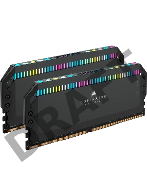 Память оперативная Corsair DDR5, 5600MHz 64GB 2x32GB DIMM, Unbuffered, 40-40-40-77, Std PMIC, XMP 3.0, DOMINATOR PLATINUM RGB DDR5 Black Heatspreader, RGB LED, 1.25V