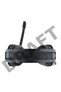 Гарнитура игровая Gembird MHS-G700U, черный, мембрана 53мм, металический корпус, съемный микрофон, регулировка громкости, отключение микрофона, кабель тканевый 2,5м