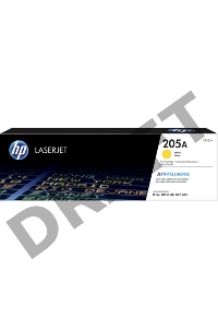 Тонер-картридж HP 205A жёлтый для HP LaserJet M180/M181 900 страниц.