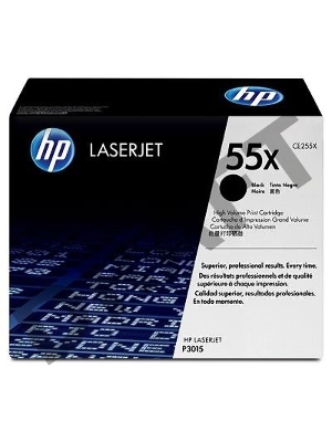 Тонер-картридж HP CE255X черный для LaserJet P3015/P3015d/P3015dn/P3015x 12500 стр.