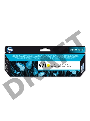 Картридж струйный HP 971 CN624AE желтый для HP OJ Pro X476dw/X576dw/X451dw/X551dw (2500стр.)