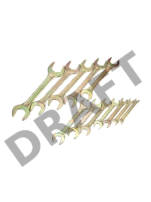 Набор ключей рожковых REXANT (6х7-30х32 мм), 12 шт., желтый цинк