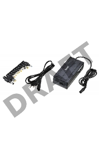 Блок питания Buro BUM-1187H90 ручной 90W 12V-24V 11-connectors от бытовой электросети LED индикатор