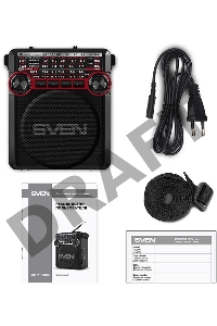 Радиоприемник АС SVEN SRP-355, красный (3 Вт, FM/AM/SW, USB, SD/microSD, фонарь, встроенный аккумулятор) АС SVEN SRP-355, красный (3 Вт, FM/AM/SW, USB, SD/microSD, фонарь, встроенный аккумулятор)
