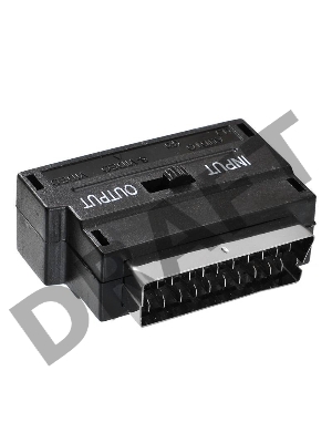 Адаптер аудио-видео Buro SCART (m)/3хRCA (f)/S-VIDEO (f) черный (BSP005)