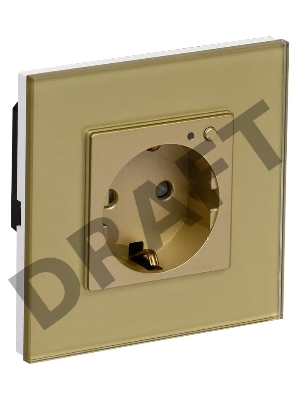 Умная розетка IEK iTEQ SMART Wi-Fi золотистый (IT-R16SFWBG-K22)