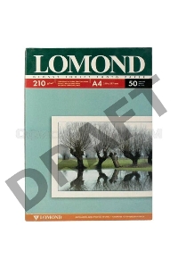 Фотобумага Lomond 0102021 A4/210г/м2/50л./белый глянцевое/матовое для струйной печати