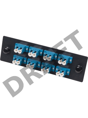 Адаптерная панель для кроссов LAN-FOBM с 8 дуплексными адаптерами SC/OS2 Адаптерная панель для кроссов LAN-FOBM с 8 дуплексными адаптерами SC/OS2