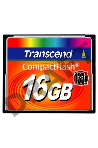 Флеш карта CF 16Gb 133x Type I Transcend (TS16GCF133)