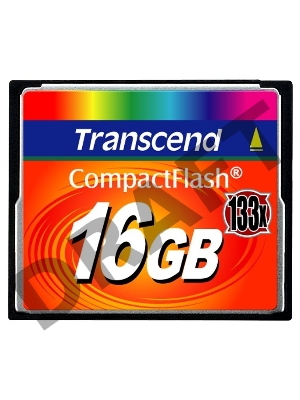Флеш карта CF 16Gb 133x Type I Transcend (TS16GCF133)