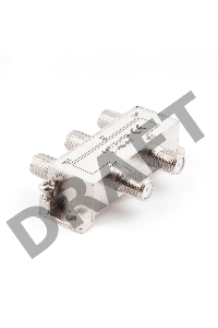 ТВ проф. сплиттер на 4 телевизора, Cablexpert AS-TV-04, 5-1000MHZ