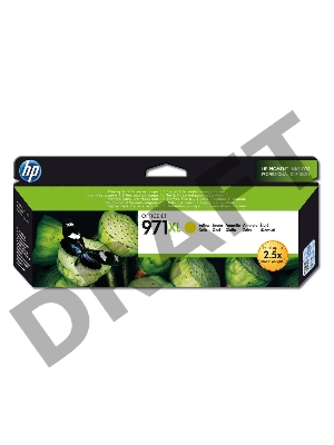Картридж струйный HP 971XL CN628AE желтый для HP OJ Pro X476dw/X576dw/X451dw/X551dw (6600стр.)