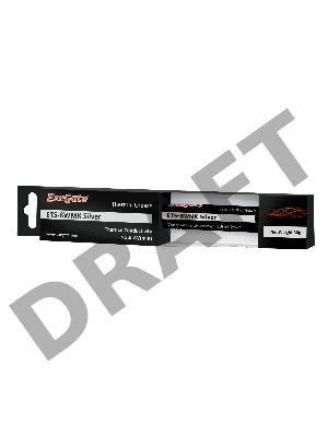 Термопаста ExeGate ETS-6WMK Silver, шприц с лопаткой, 30г