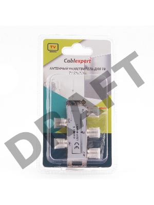 ТВ проф. сплиттер на 4 телевизора, Cablexpert AS-TV-04, 5-1000MHZ