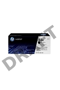 Тонер-картридж HP Q7553A черный для LaserJet P2015 3000 стр.