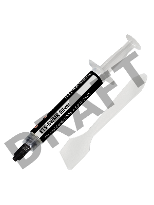 Термопаста ExeGate ETS-6WMK Silver, шприц с лопаткой, 4г