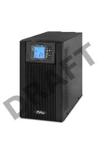 Источник бесперебойного питания Powerman Online 3000 Plus Black external battery pack (not included)(БЕЗ БАТАРЕИ)
