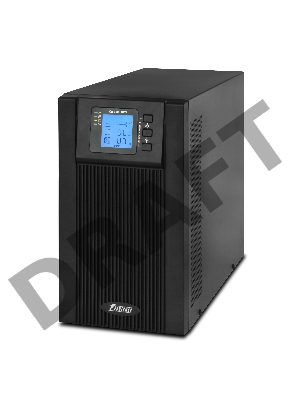 Источник бесперебойного питания Powerman Online 3000 Plus Black external battery pack (not included)(БЕЗ БАТАРЕИ)