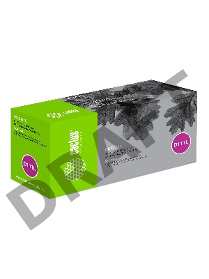 Тонер Картридж Cactus CS-D111L черный для Samsung Xpress M2022/M2020/M2021/M2020W/M2070/M2070FW/M2071 /M2071FH/M2021W/M2022W/M2070F/M2070W/M2071F (1800стр.)