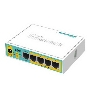 Маршрутизатор MikroTik RB750UPr2 hEX PoE lite 5x Ethernet, раздача PoE, 650 МГц ЦП, 64 МБ 5-портовый 100-Мбитный маршрутизатор с поддержкой PoE на 4-х портах