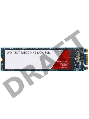 Накопитель SSD Western Digital WD Red™ SA500 NAS 3D NAND WDS500G1R0B 500ГБ M2.2280 SATA-III (TLC)