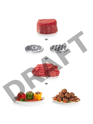 Мясорубка Bosch MFW45020 1600Вт белый/серый