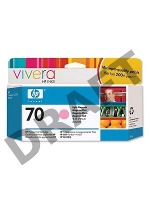 Картридж струйный HP №70 C9455A светло-пурпурный для HP DJ Z2100/Z3100 (130мл)