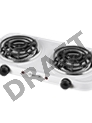 Плитка электрическая Великие Реки Астра-Т2 2000 Вт, 2 конфорки, ТЭН из нерж.стали