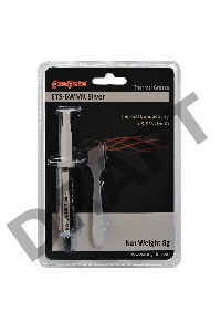 Термопаста ExeGate ETS-6WMK Silver, шприц с лопаткой, 8г