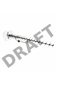 ТB антенна наружная для цифрового телевидения DVB-T2, RX-414-1 REXANT