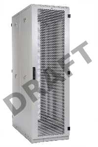 Шкаф серверный напольный 42U (800x1200) дверь перфорированная 2 шт. (ШТК-С-42.8.12-44АА) (3 коробки)