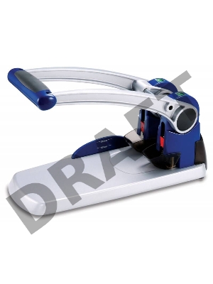 Дырокол Kw-Trio Heavy Duty 9550 макс.:300лист. металл синий/серебристый отв.:2 с линейкой